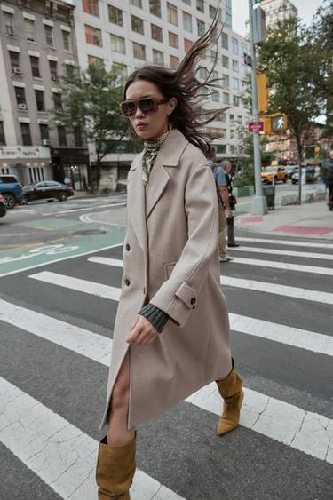 MANTEAU OVERSIZE SOFT - Beige de Zara