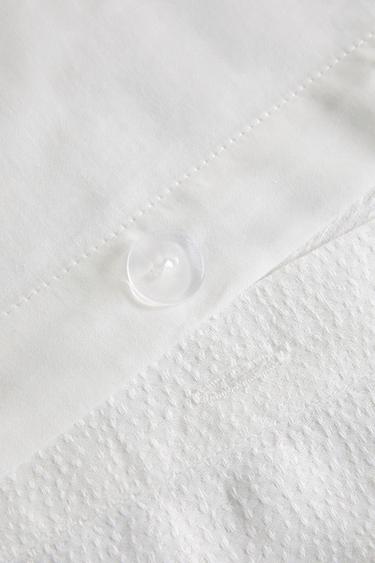 HOUSSE DE COUETTE SATIN JACQUARD (300 FILS) - Blanc cassé de Zara - Image 3