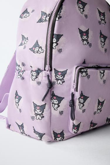 KUROMI © SANRIO SCHOOL BACKPACK - Mauve Purple by Zara - Image 2