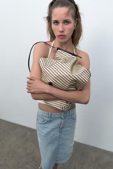 SHINY APPLIQUÉ TOTE BAG - Pink by Zara