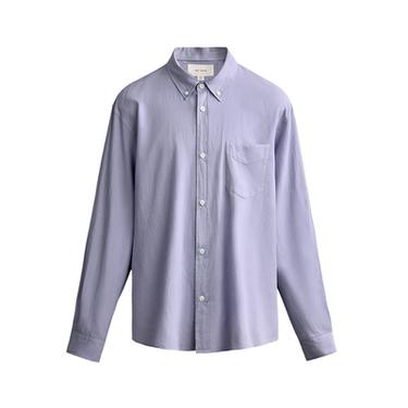 Zara COTTON VOILE SHIRT - Lavender