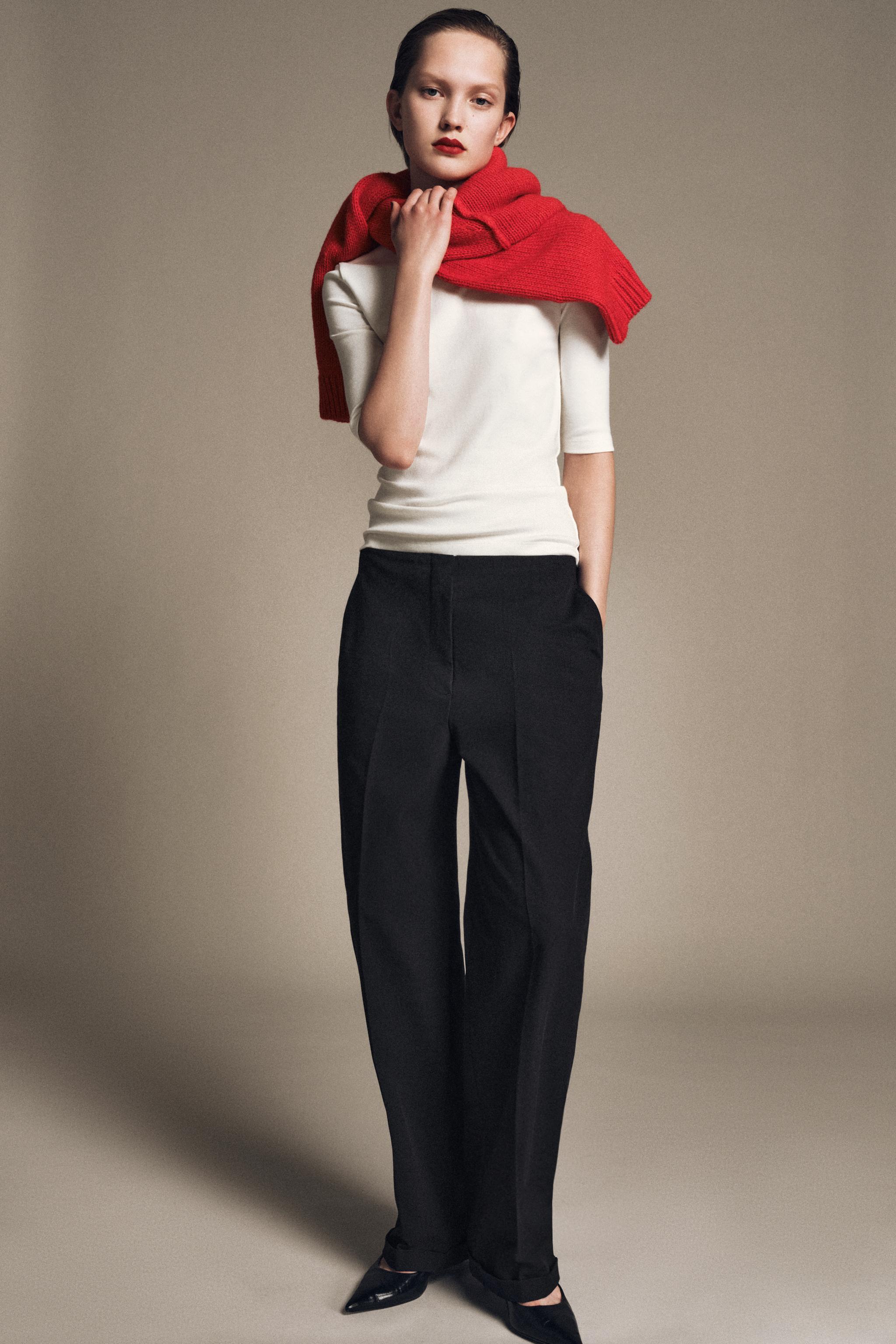 Elbow-Sleeve T-Shirt by Zara