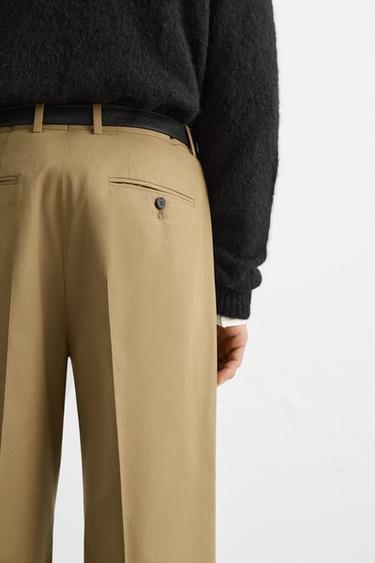 PANTALON À PINCES ÉDITION LIMITÉE - Sable de Zara - Image 6