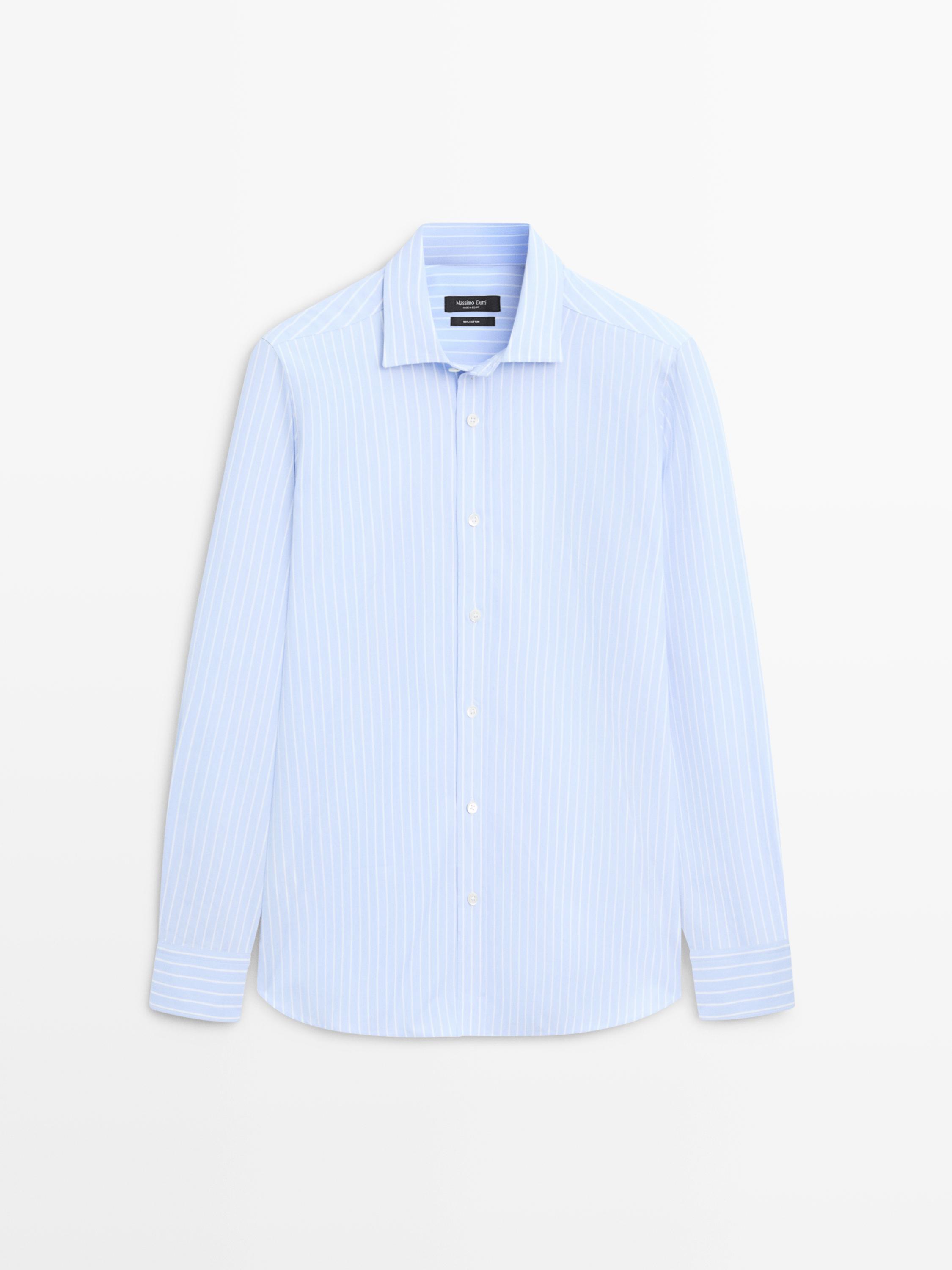 Chemise à rayures tennis regular fit