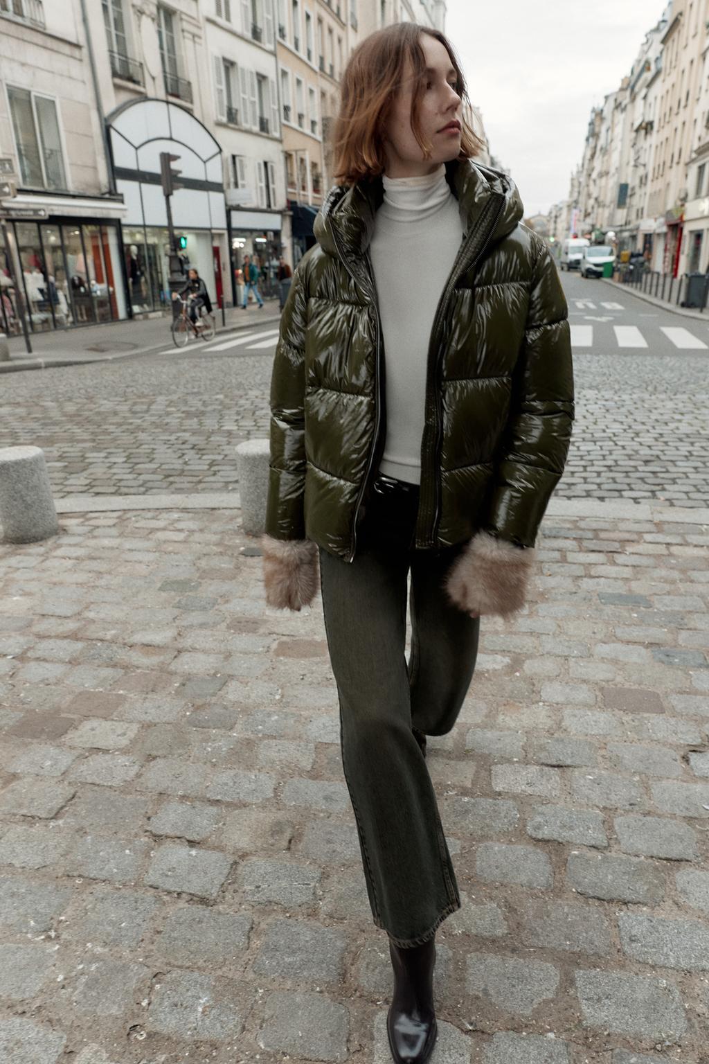 ANORAK EFECTO BRILLANTE WATER REPELLENT WINDPROOF