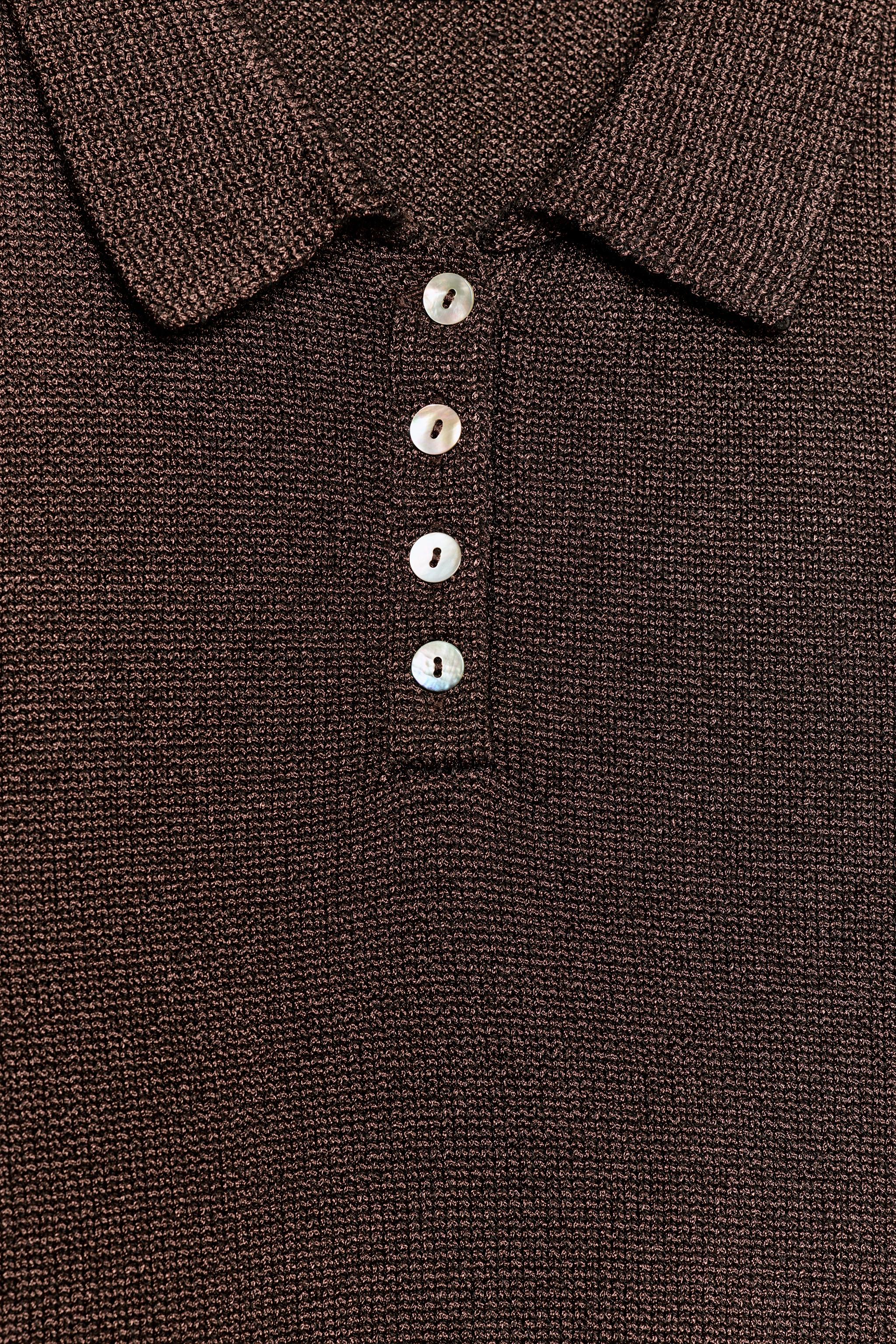 SHORT SLEEVE KNIT POLO