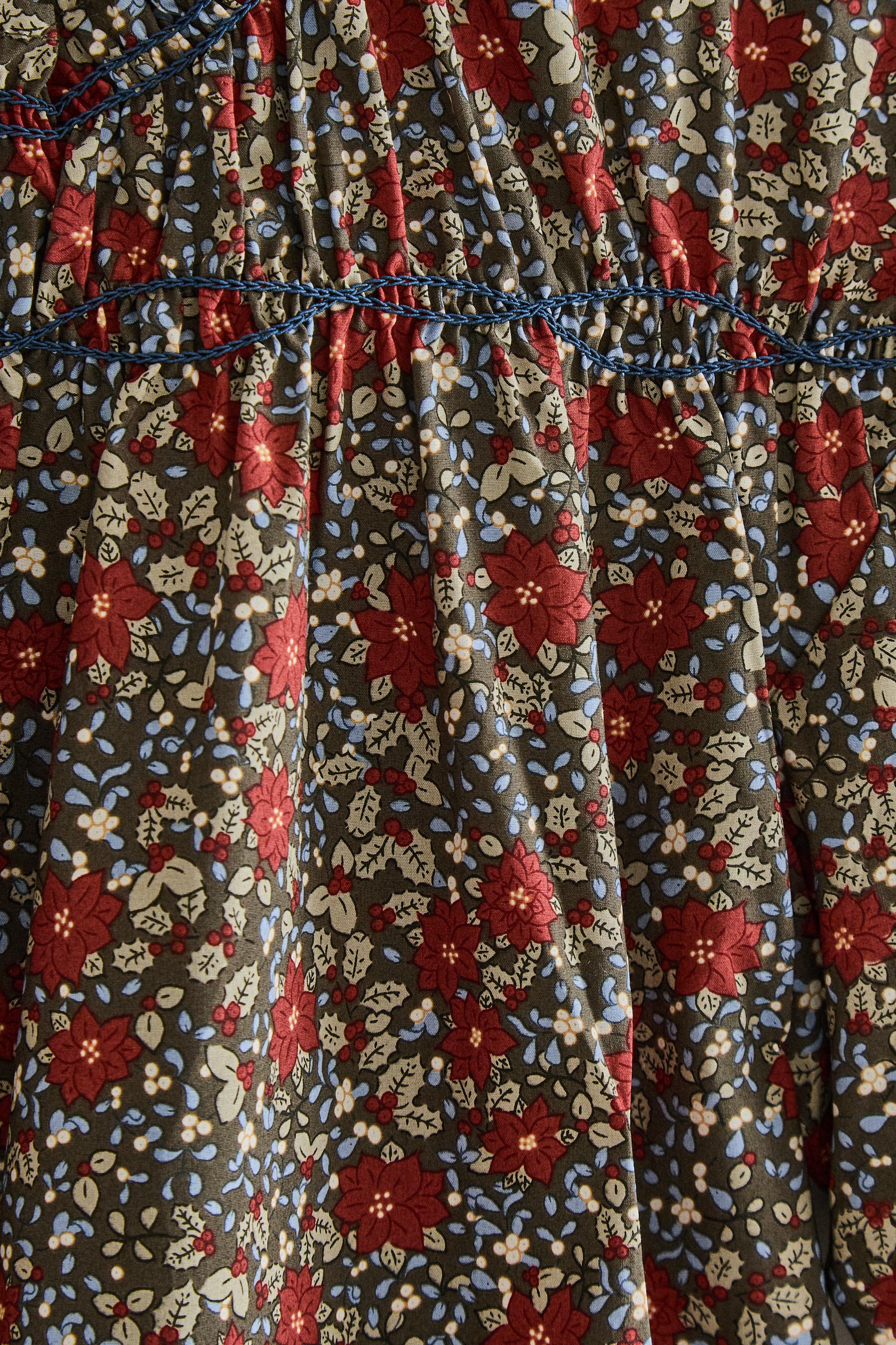 ROBE ENFANT FLEUR DE NOËL