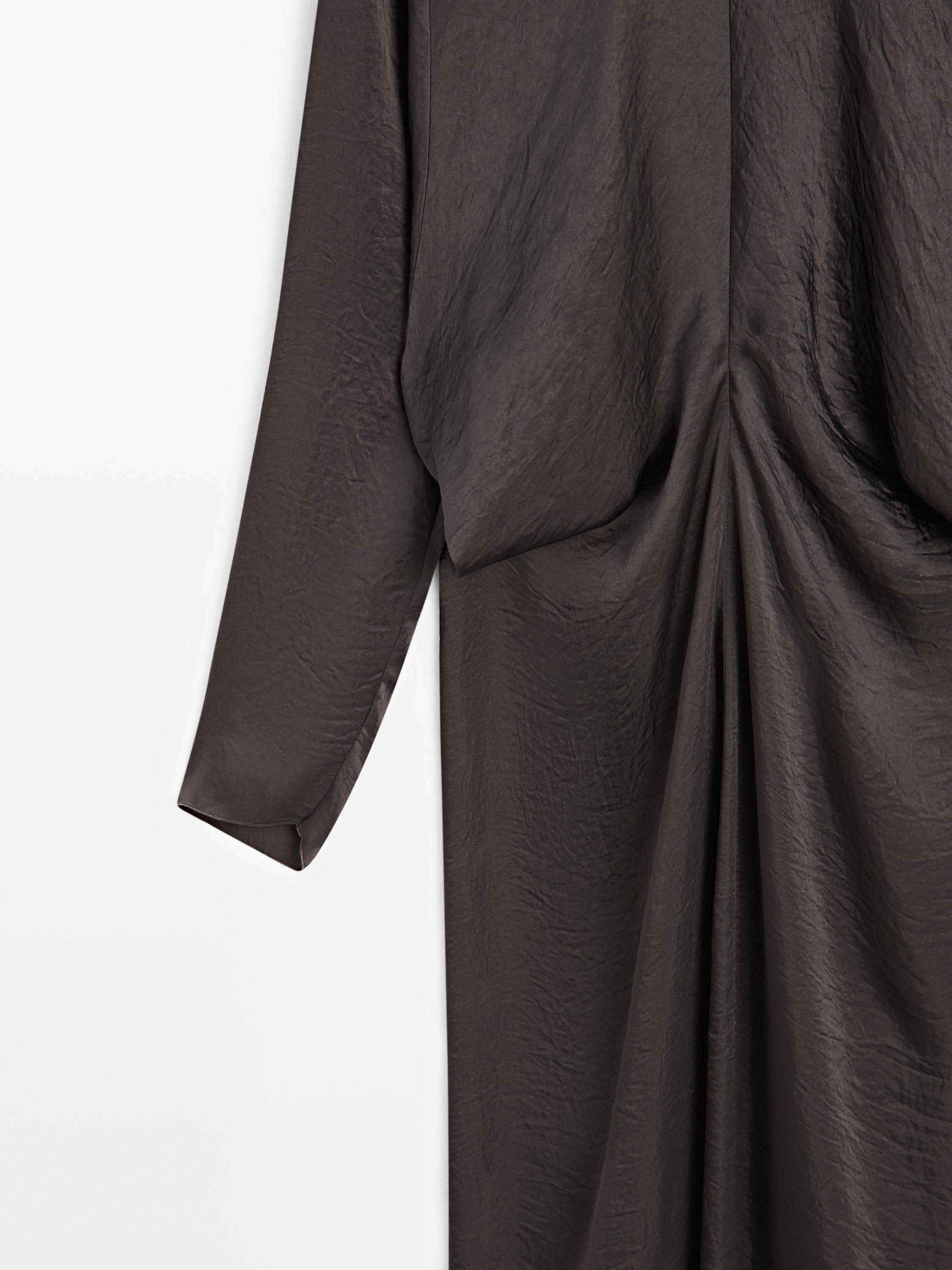 Long flowing dress with tie - STUDIO