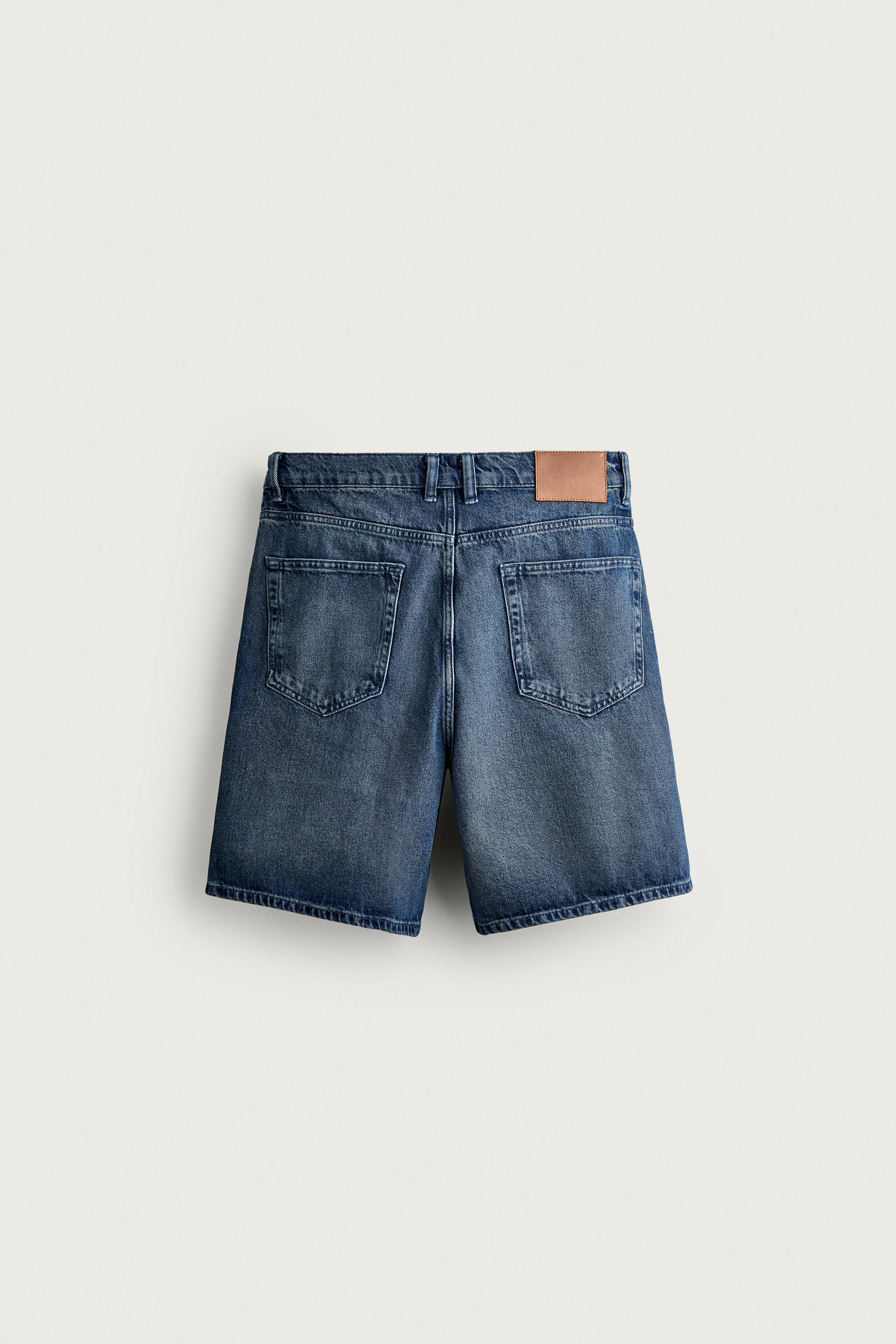 Мужские джинсы Zara WAXED FINISH STRAIGHT FIT JEANS — фото 8
