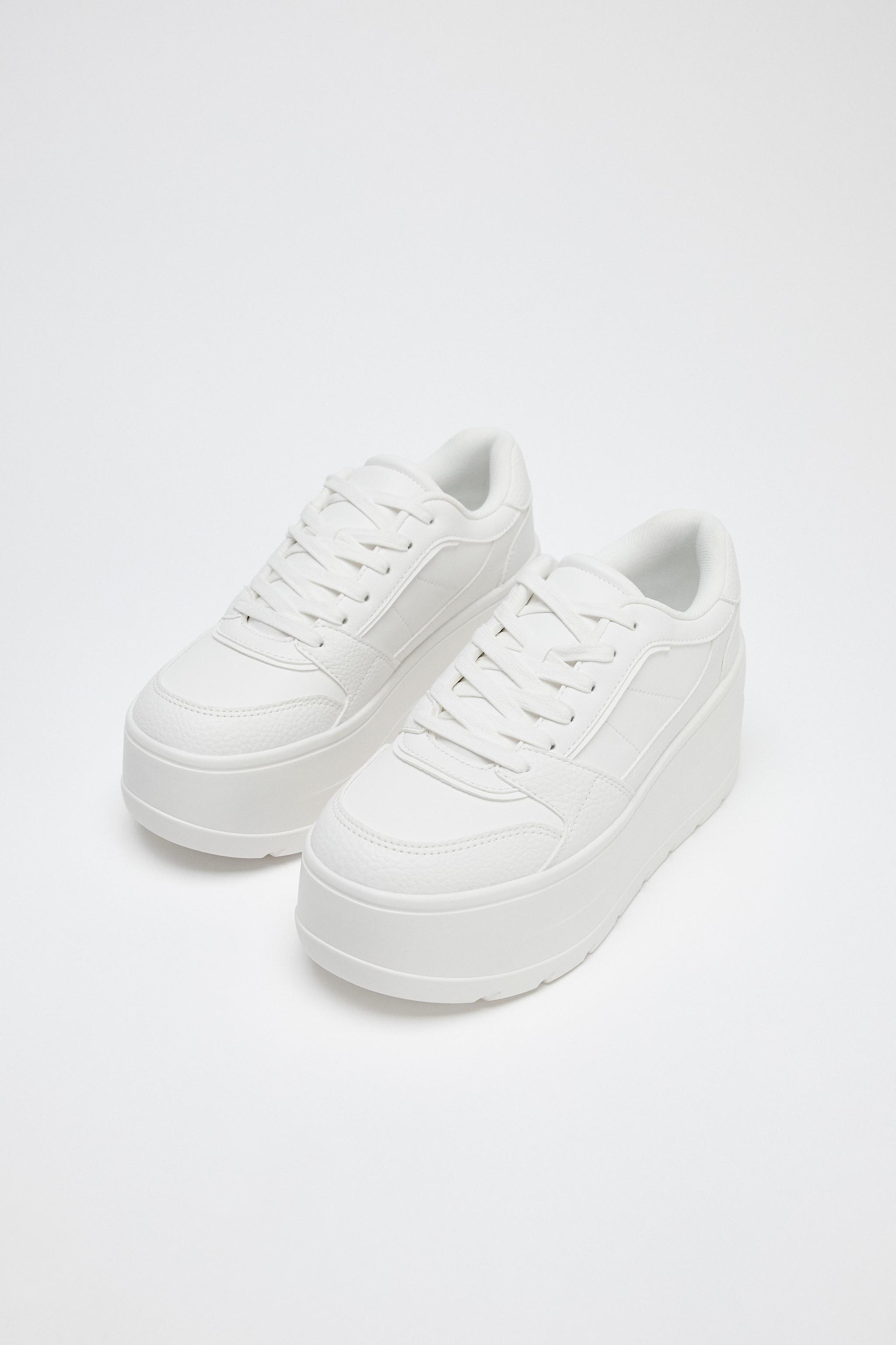 Женские кроссовки Zara PLATFORM SNEAKERS — фото 2