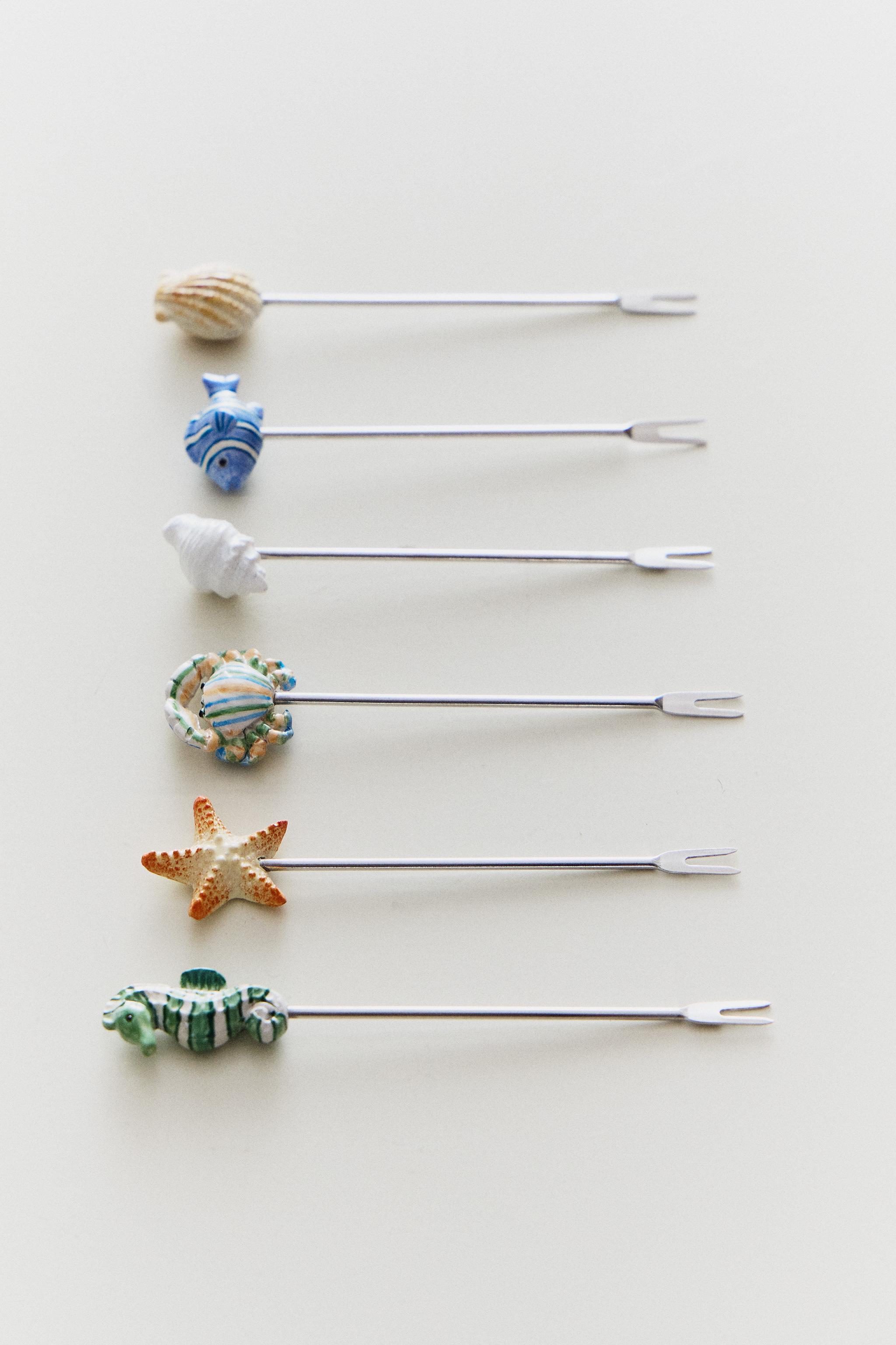 Zara PACK OF NAUTICAL APPETIZER PICKS (PACK OF 6) — фото 5