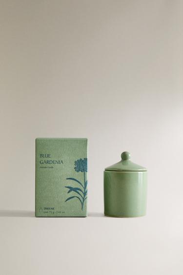 (75 G) VELA AROMÁTICA BLUE GARDENIA - Azul-fluorescente da Zara - Imagem 0