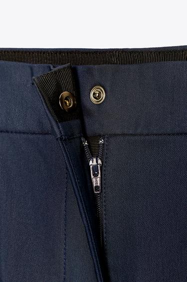 ZW COLLECTION WIDE-LEG TROUSERS - Ink blue by Zara - Image 8
