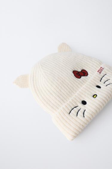 HELLO KITTY © SANRIO KNIT HAT - Ice by Zara - Image 2