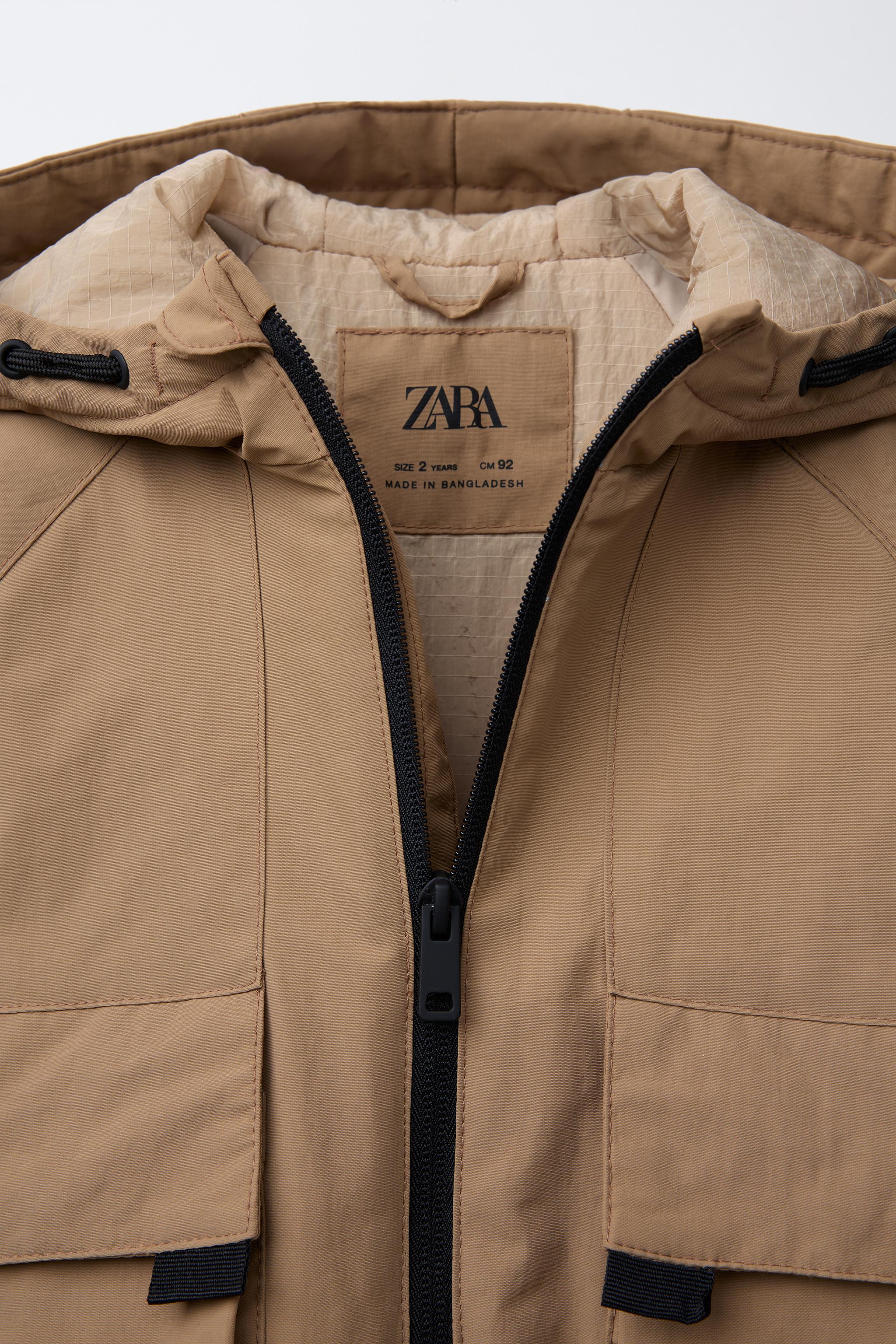 HOODED POCKET PARKA - Mid-camel | ZARA United States
