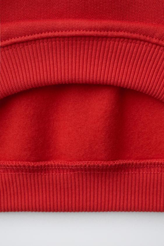 SWEAT COL CARREAUX VICHY MINNIE MOUSE © DISNEY - Rouge de Zara - Image 3