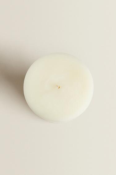 LONG DECORATIVE CYLINDRICAL CANDLE - White by Zara - Image 4