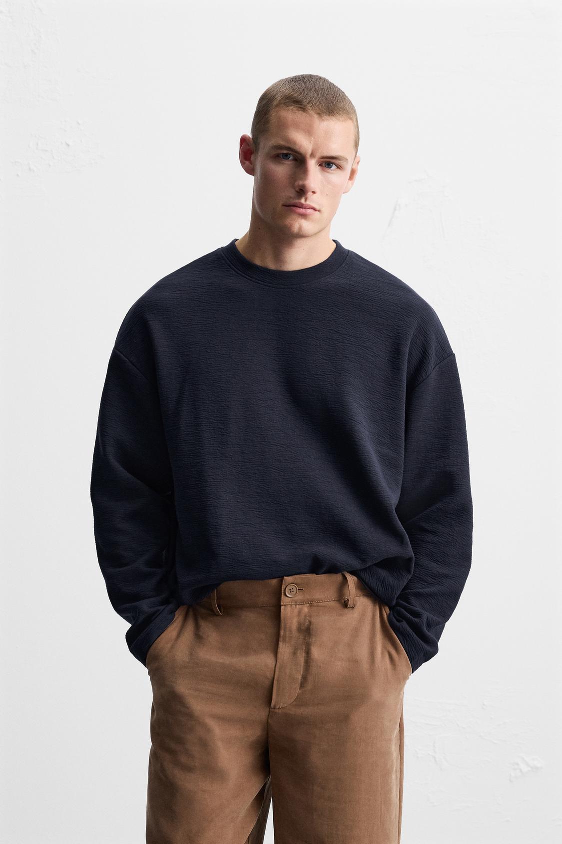 SUDADERA JACQUARD RELIEVE