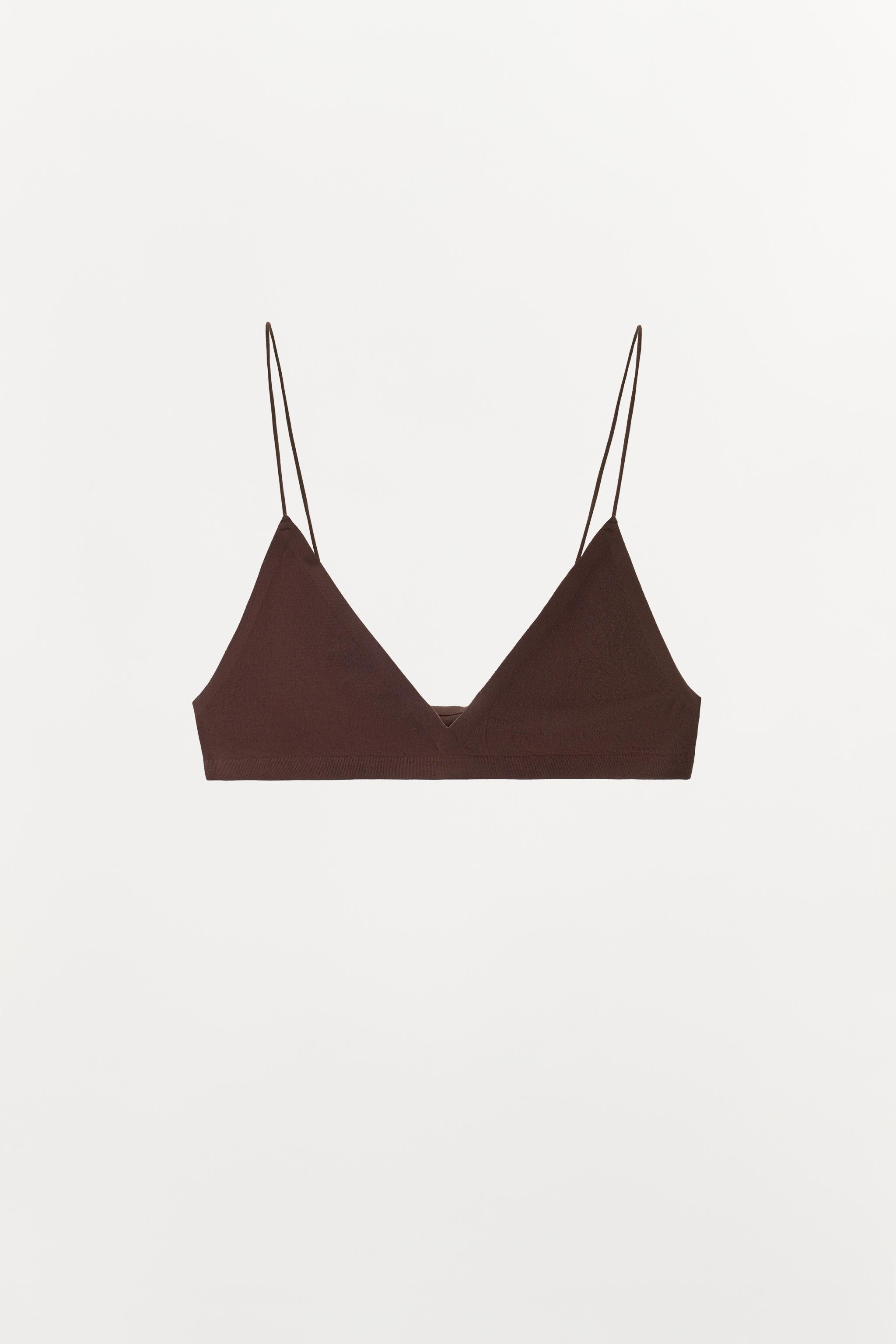 シームレスストラップブラ - ブラウン | ZARA Japan / 日本