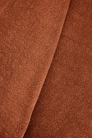 Zara WASHED LINEN BEDSPREAD (400 GXM²) - Brick