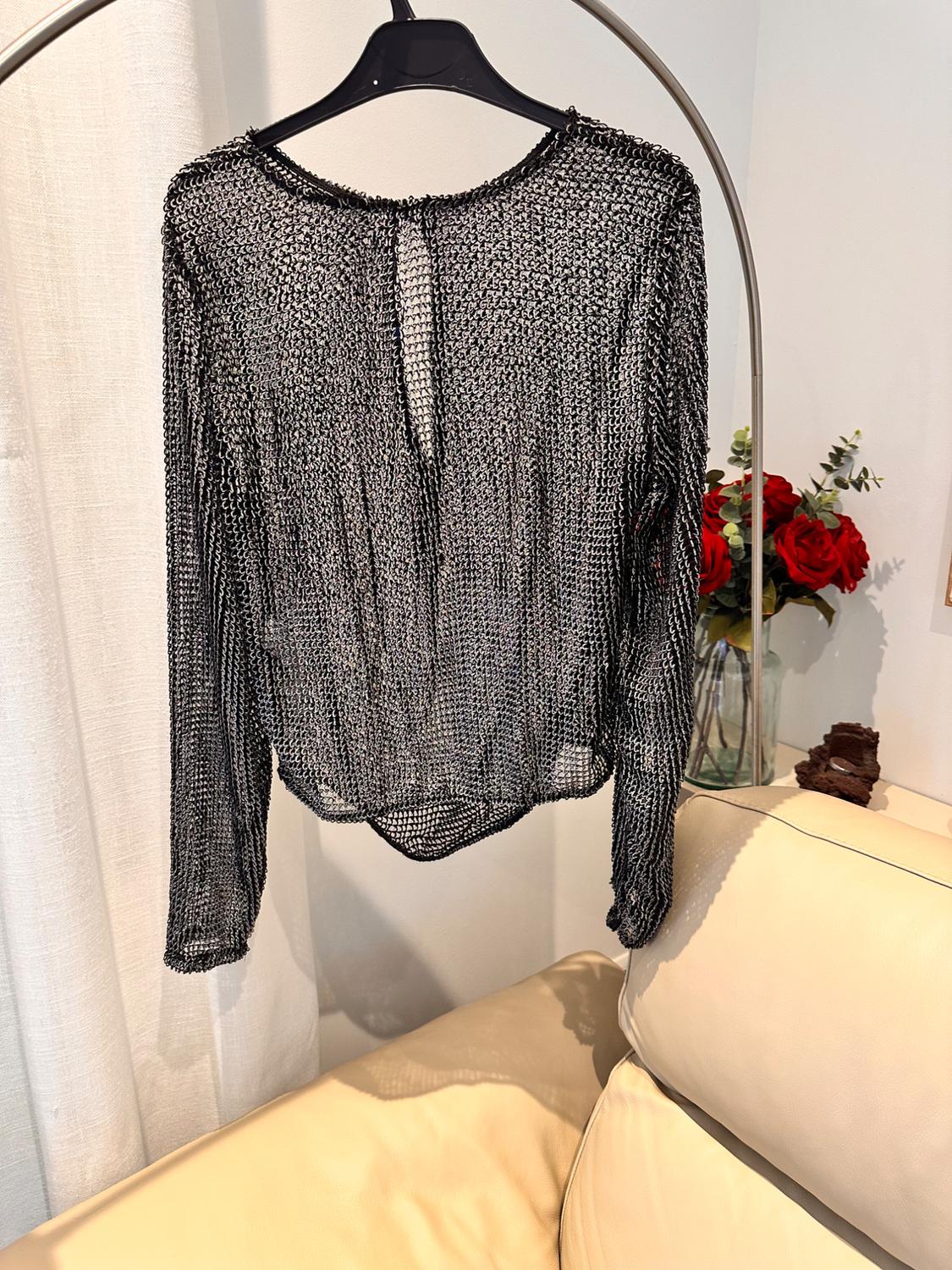 METALLIC TEXTURED TOP - Image 3