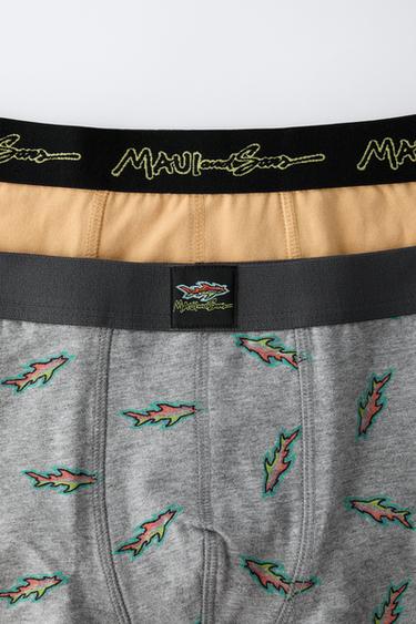 AGES 6-14/ TWO-PACK OF MAUI & SONS ® BOXERS - Orange by Zara - Image 1