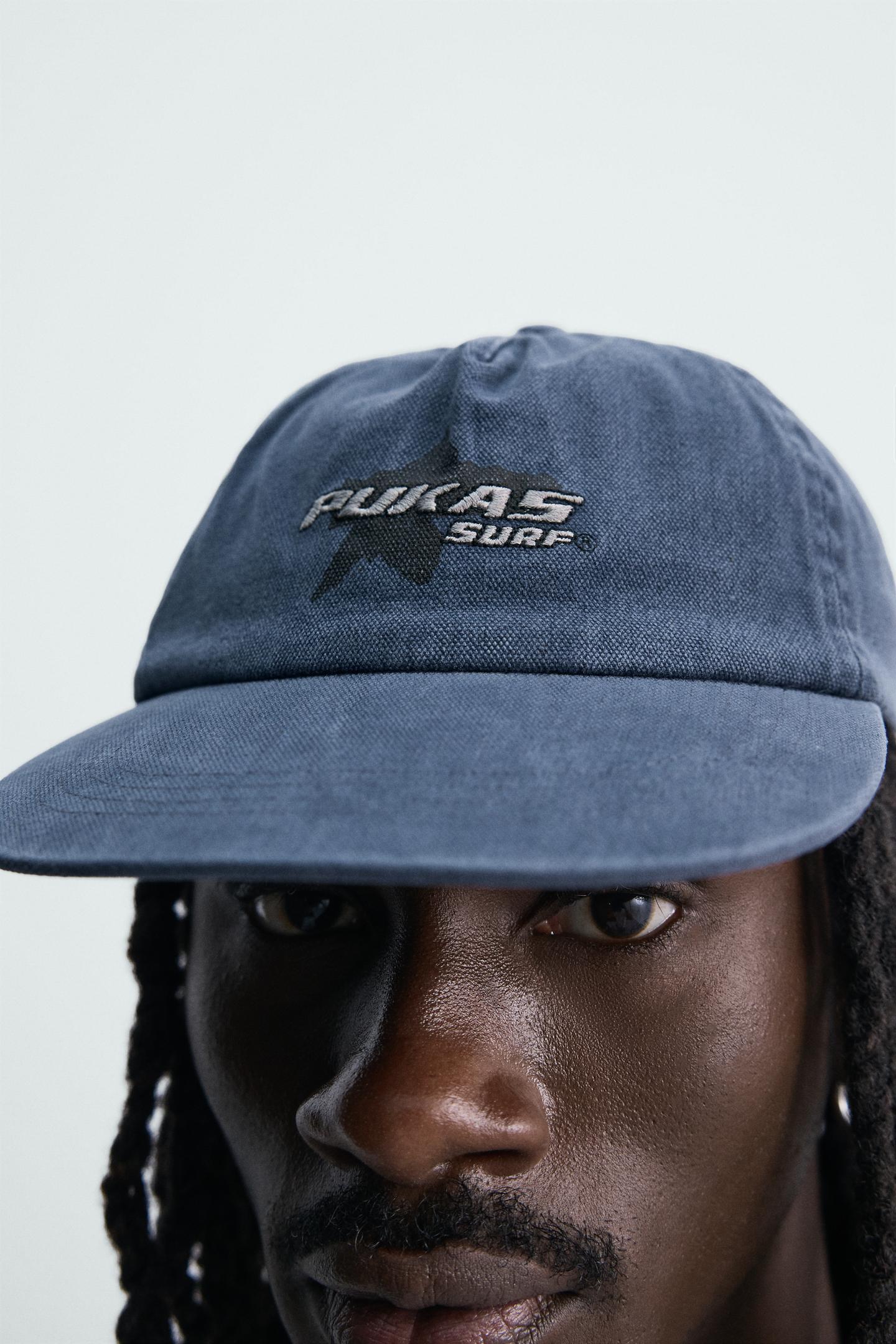 Мужская кепка Zara Pukas Surf X ZARA Flat Visor, цвет: Синий — фото 3