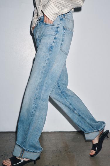 JEAN BAGGY TAILLE BASSE ZW COLLECTION - Bleu de Zara - Image 3