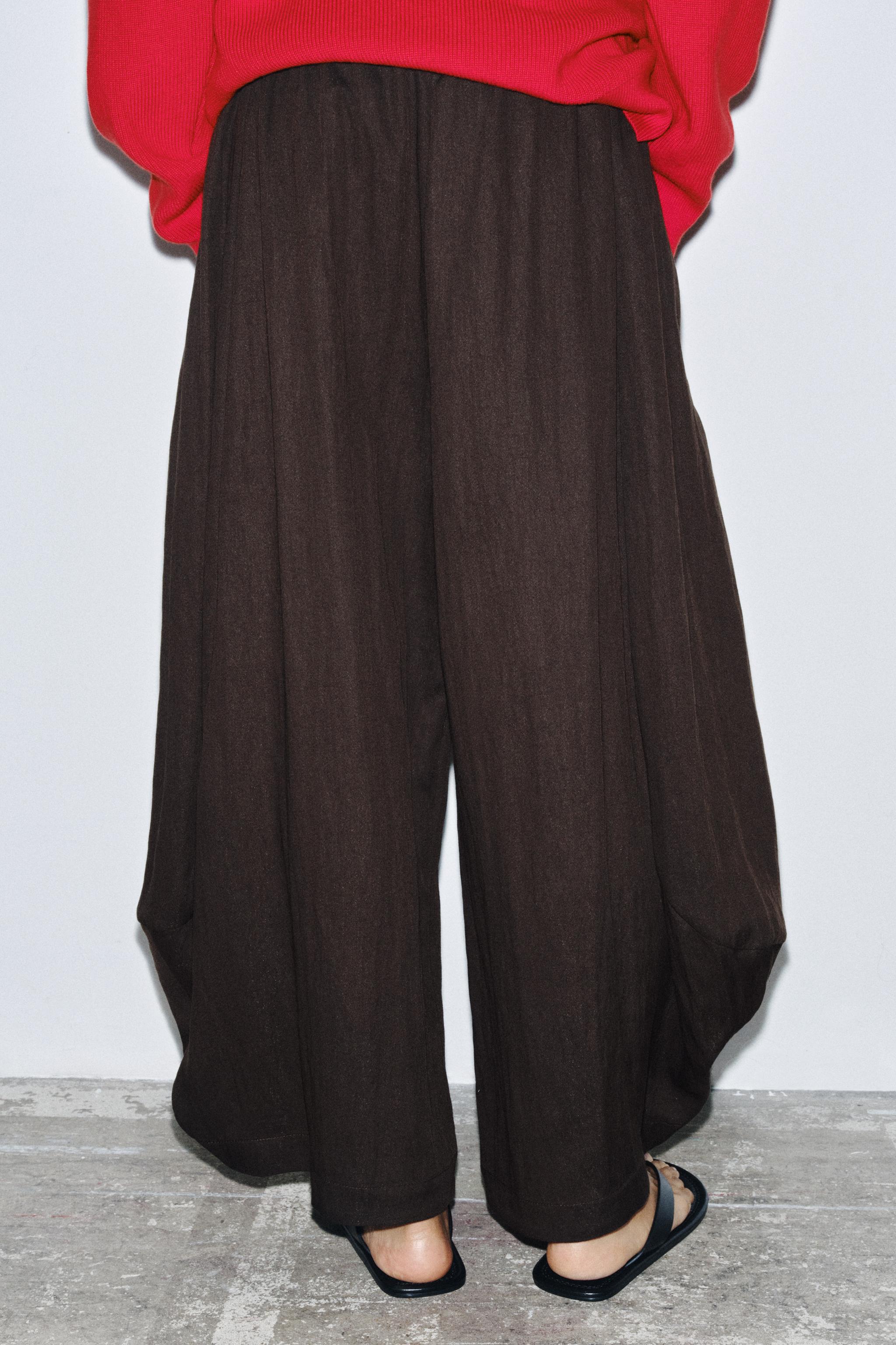 TEXTURED VOLUME PANTS ZW COLLECTION