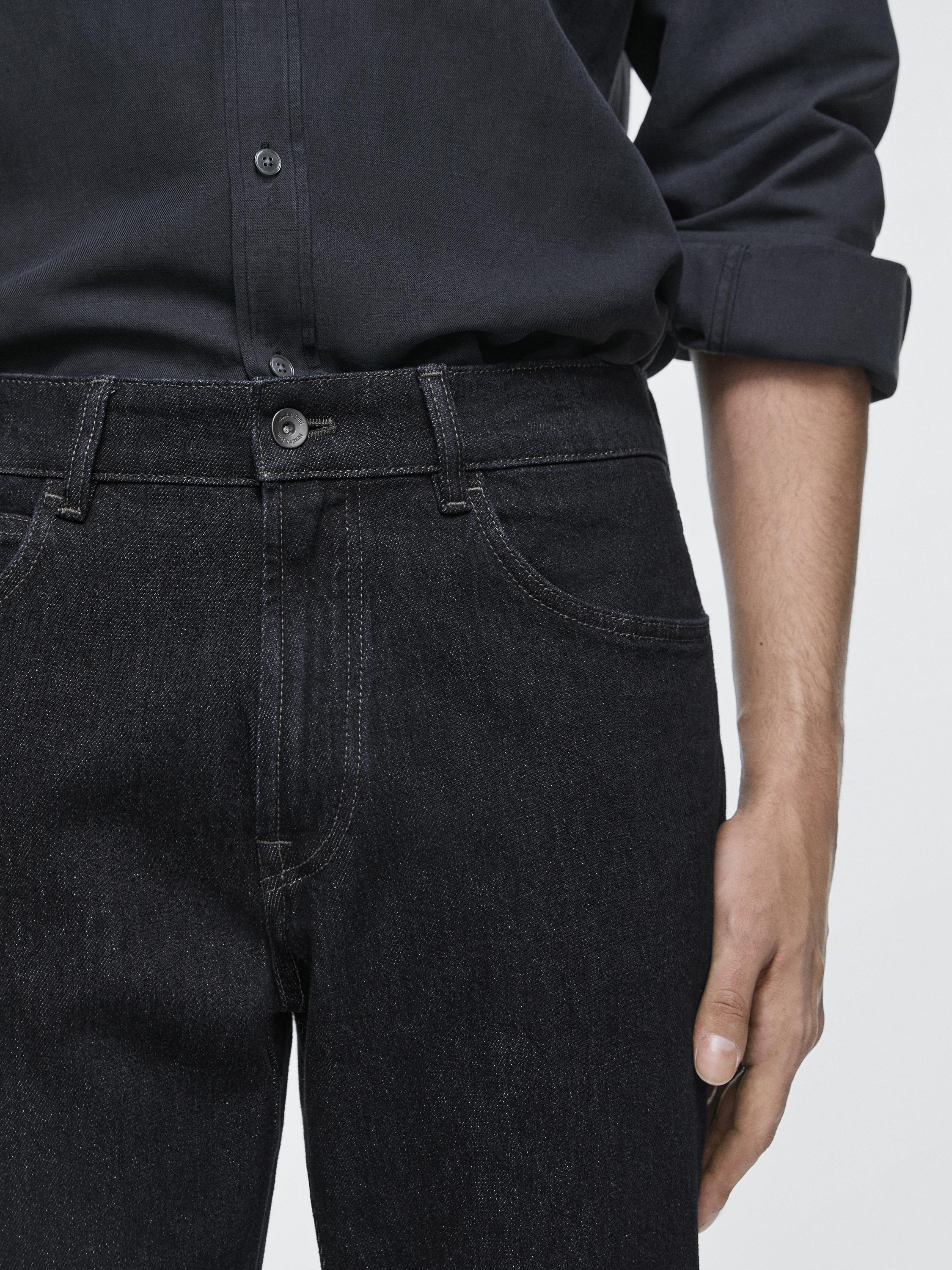 Jean tapered désencollé