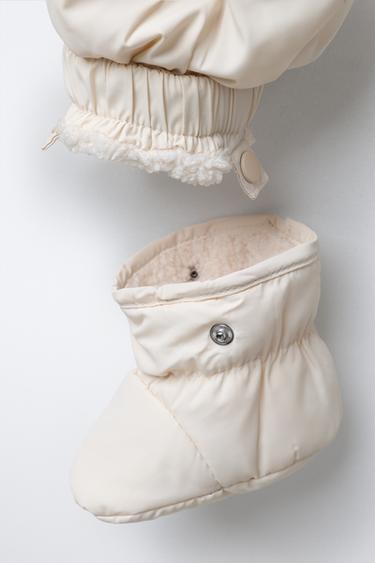COMBINAISON EN NYLON AVEC MOUFLES ET CHAUSSONS AMOVIBLES - Écru de Zara - Image 4