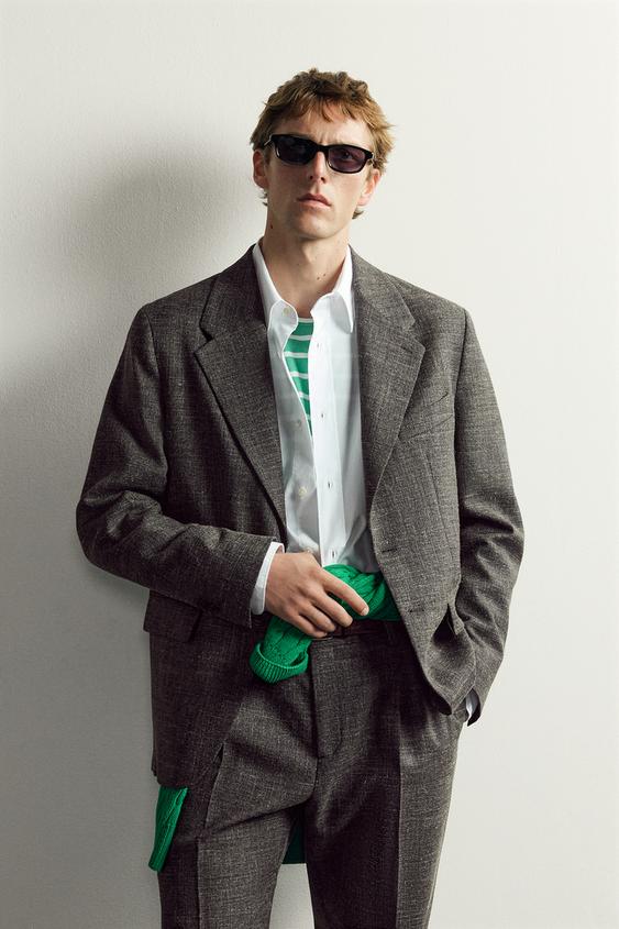 BLAZER COSTUME LAINE - LIN AARON LEVINE X ZARA - Noir de Zara - Image 1