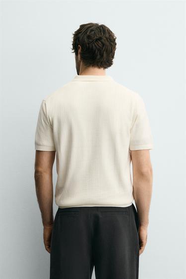 POLO PUNTO CANALÉ - Crudo de Zara