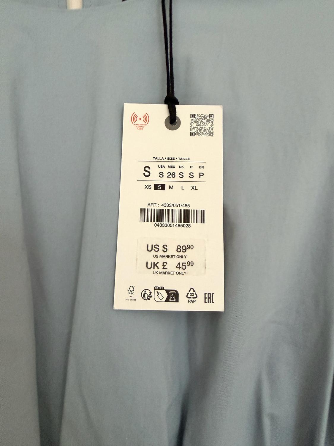 ZW COLLECTION PLEATED POPLIN DRESS - Image 6