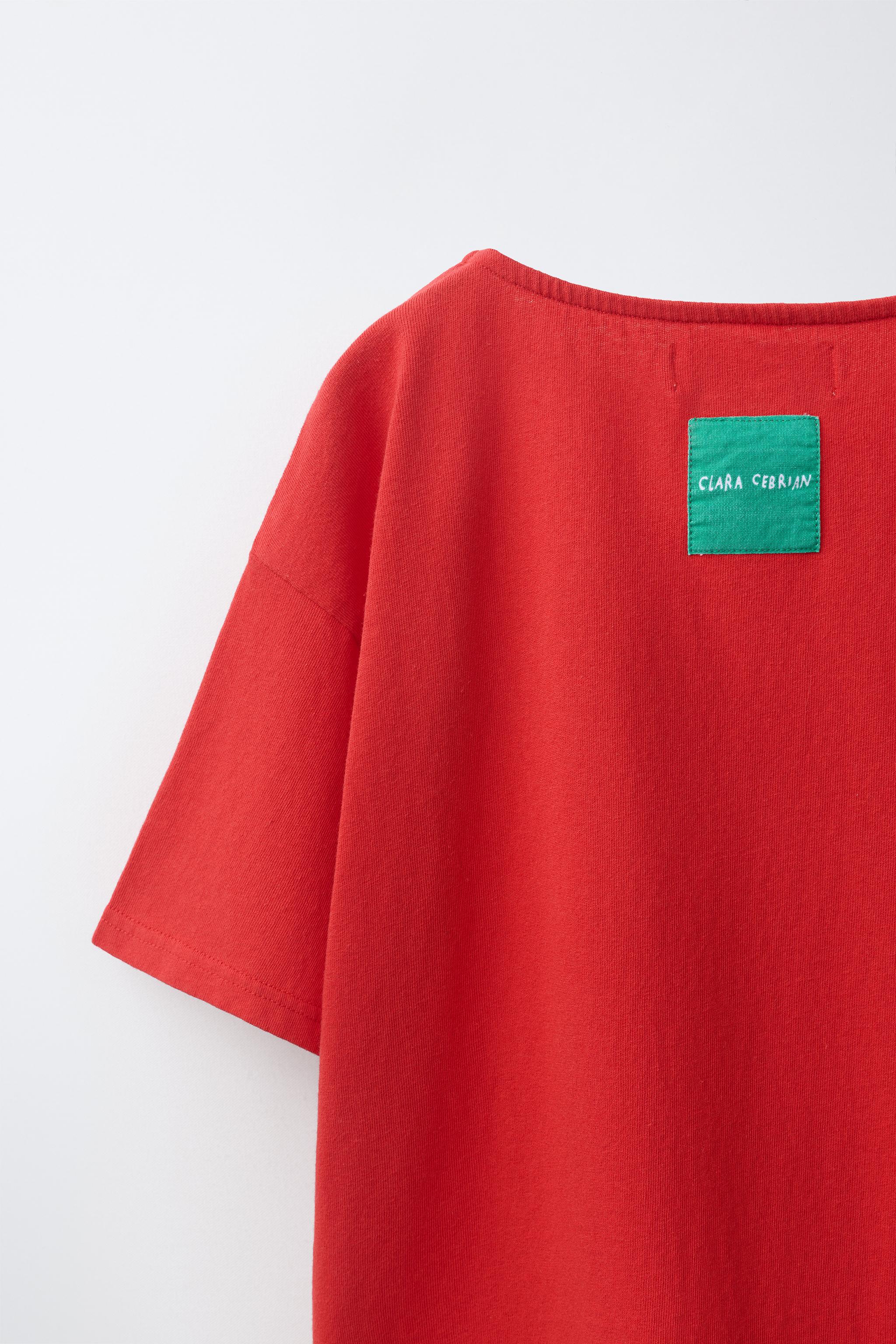 CLARA CEBRIAN © EMBROIDERED T-SHIRT