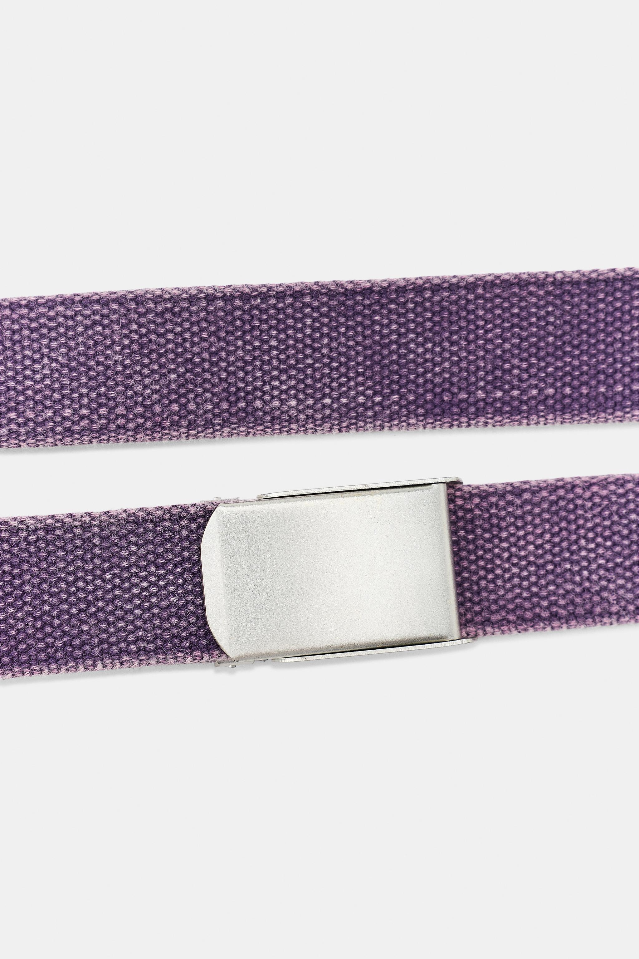 Zara PLAKA TOKALI DOKUMA KEMER FRUIT OF THE LOOM™ görsel 4