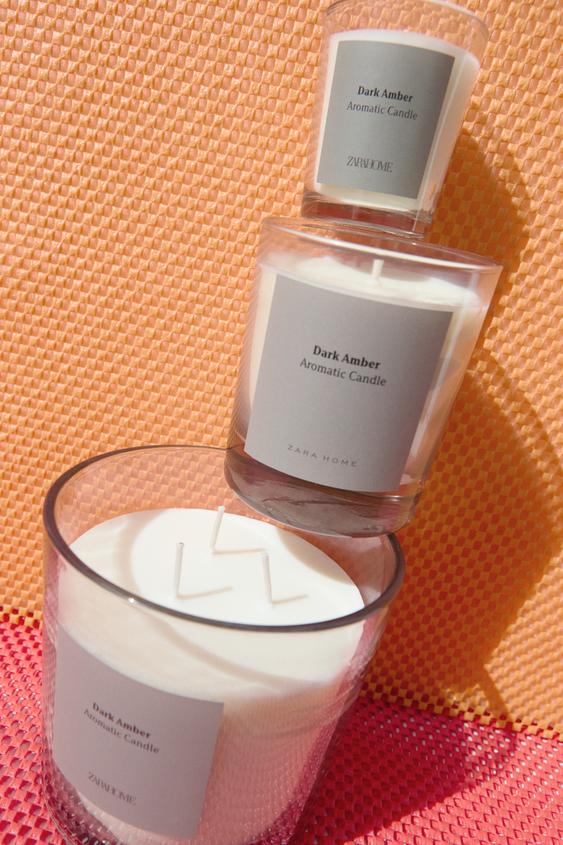 DARK AMBER SCENTED CANDLE ZARA Ireland