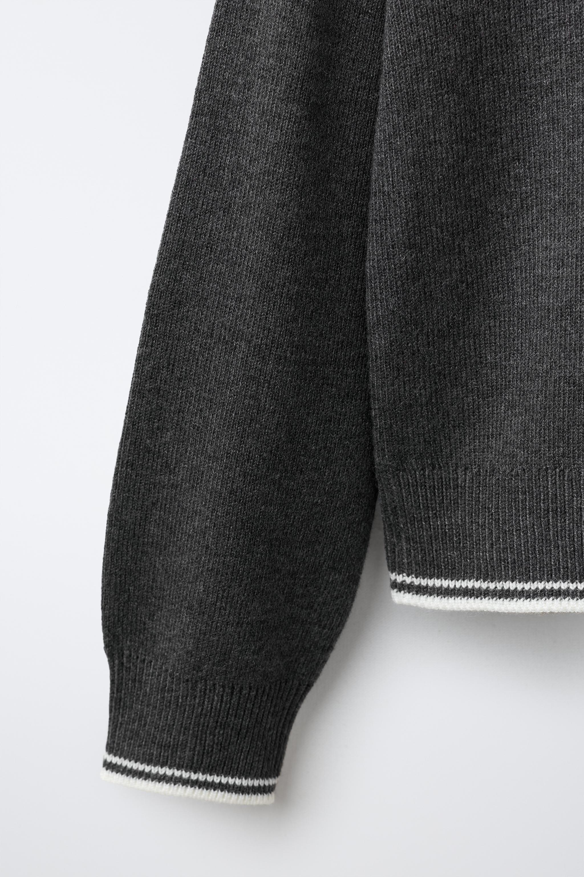KNIT ZIP-UP JUMPER