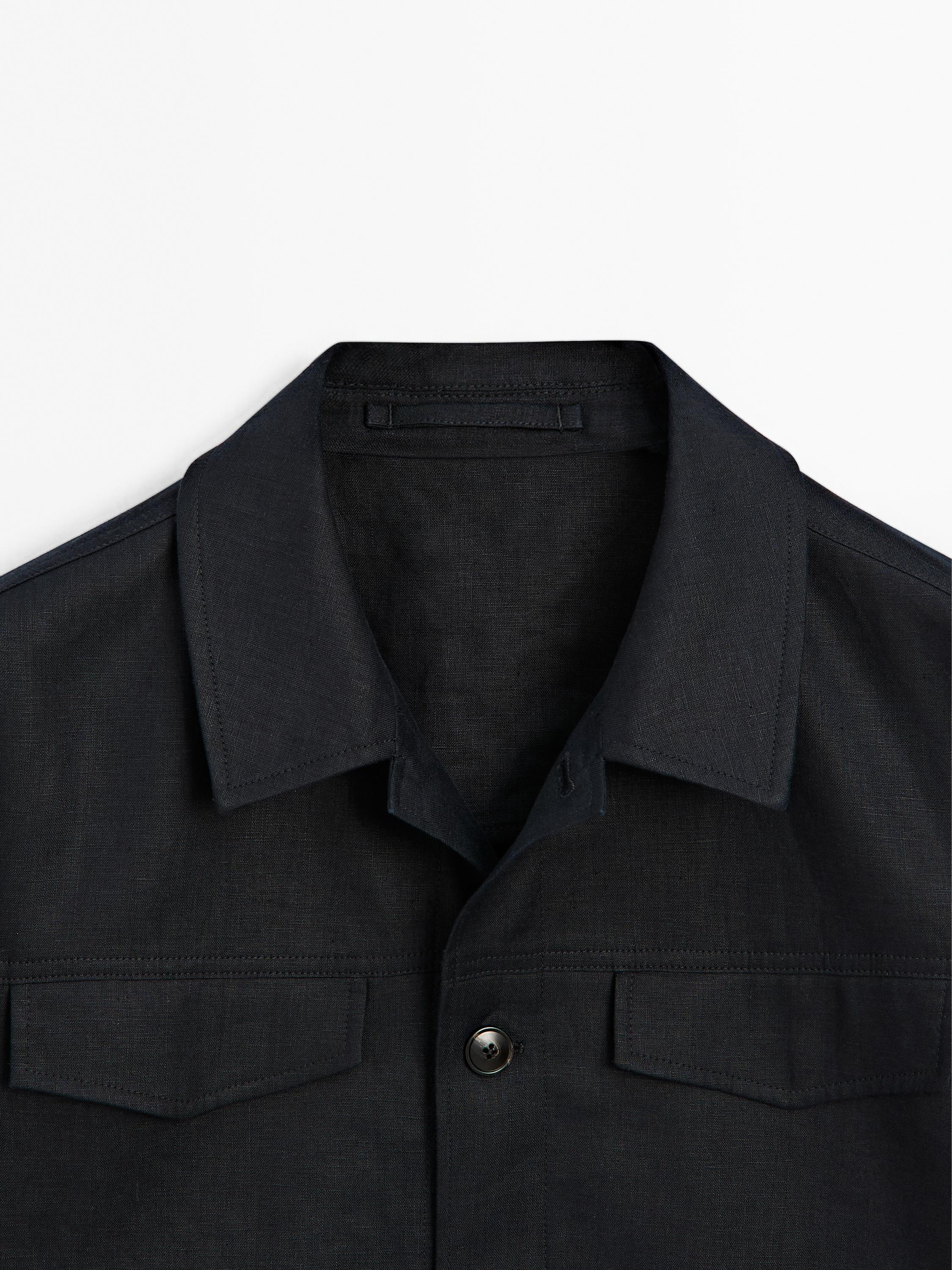 Blouson total look 100 % lin