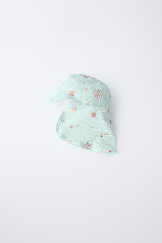 GORRO BAÑO CIRCO - Verde agua de Zara - Imagen 0