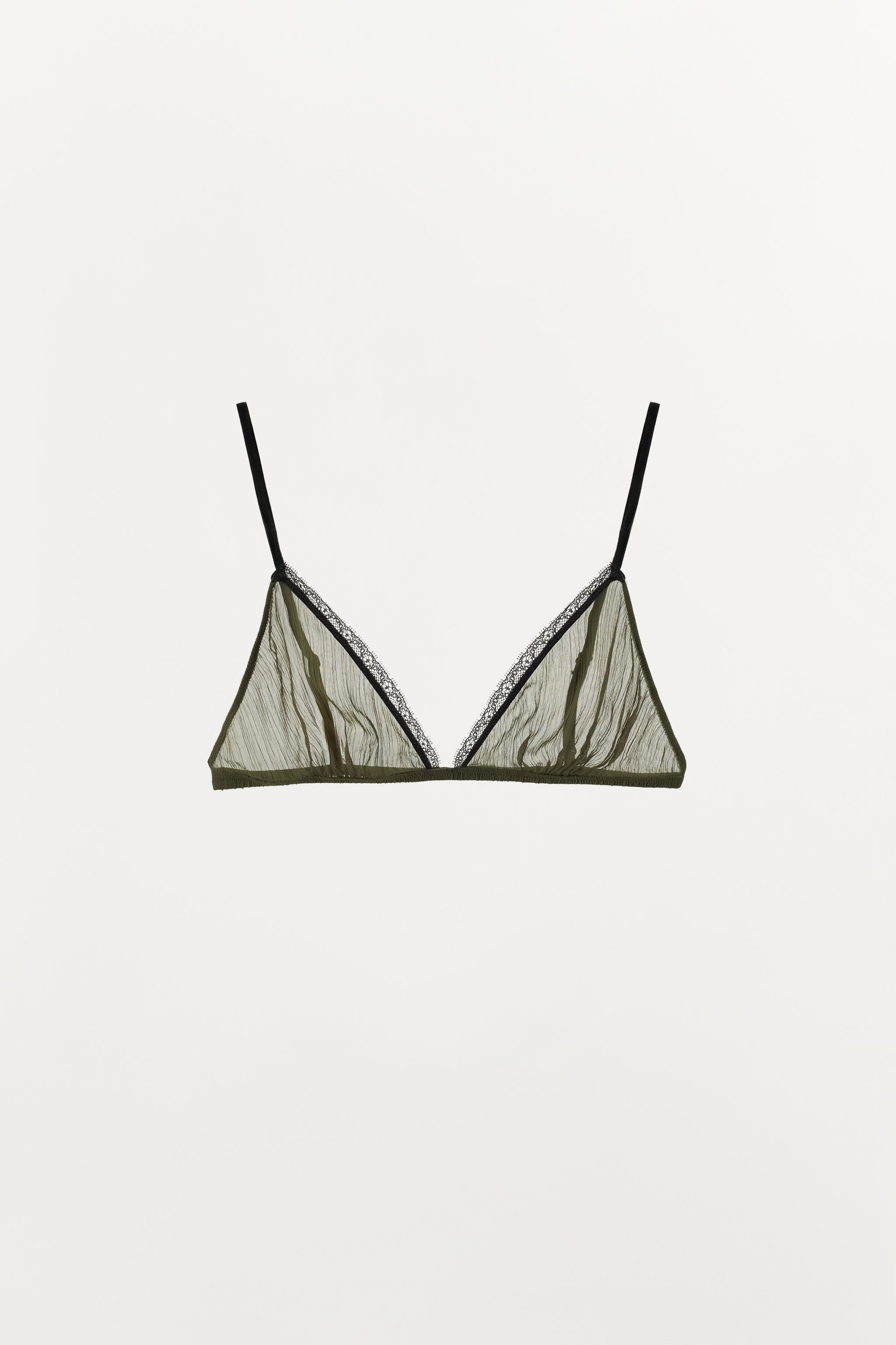 100% VISCOSE LACE BRA