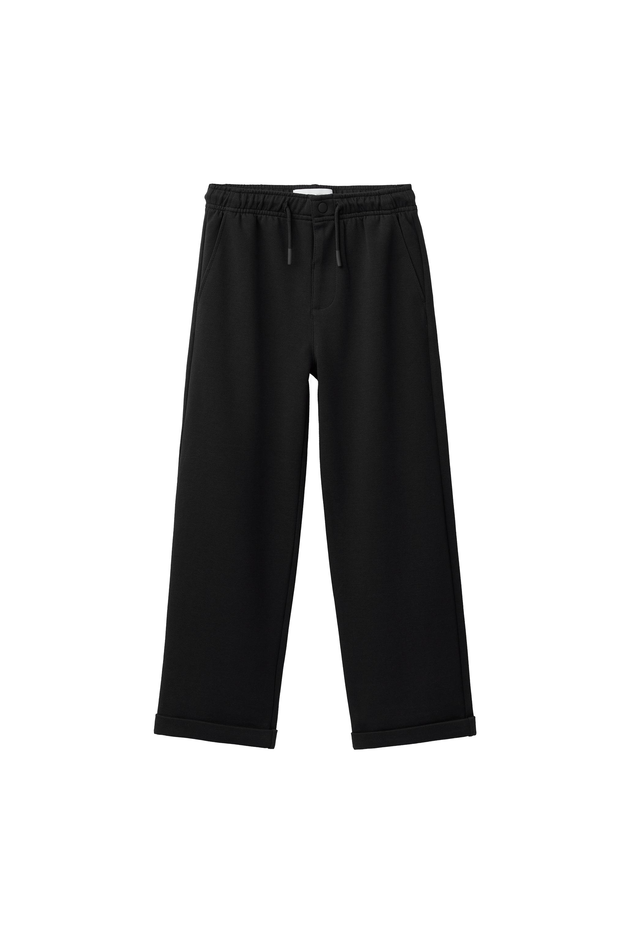 DRAWSTRING COMFORT PANTS - Navy blue | ZARA United States