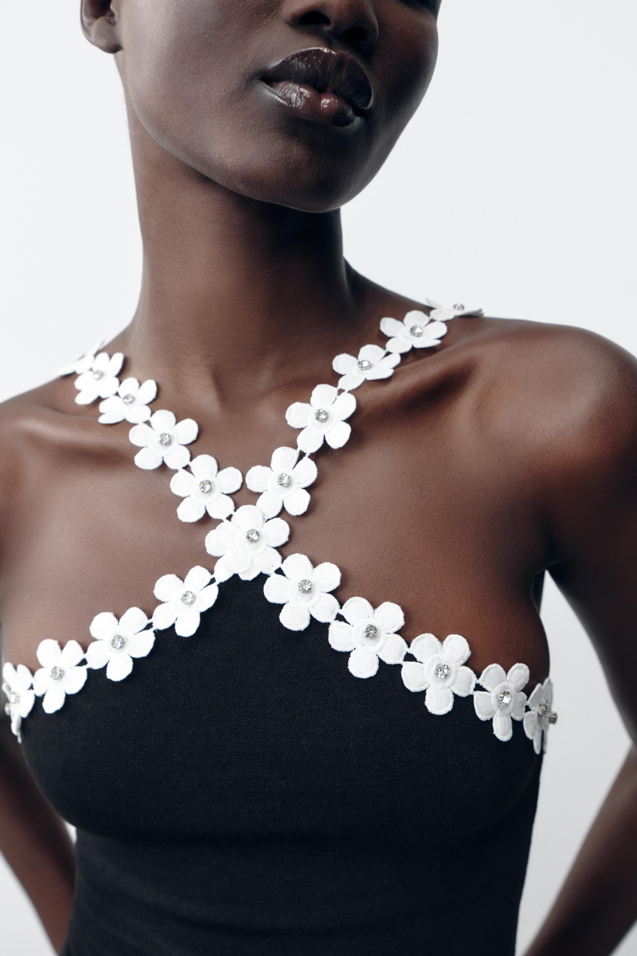 FLORAL HARDWARE STRETCH BODYSUIT