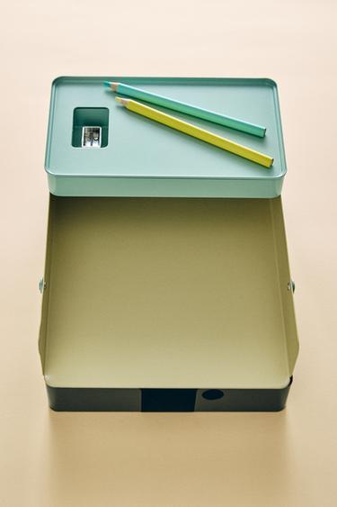 CHILDREN'S METAL DESK ORGANISER - Multicoloured by Zara