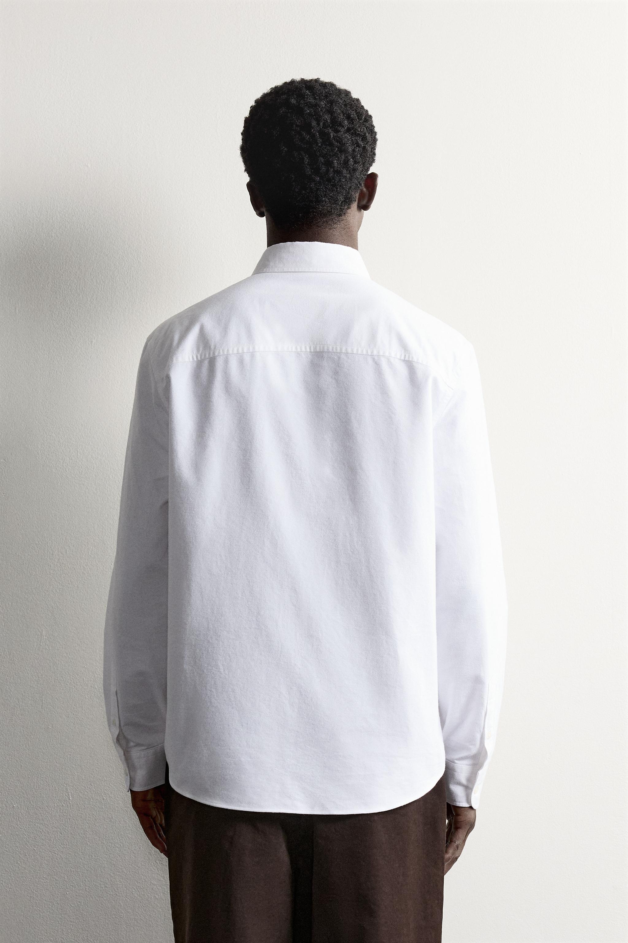 CHEMISE REGULAR FIT STRUCTURE OXFORD