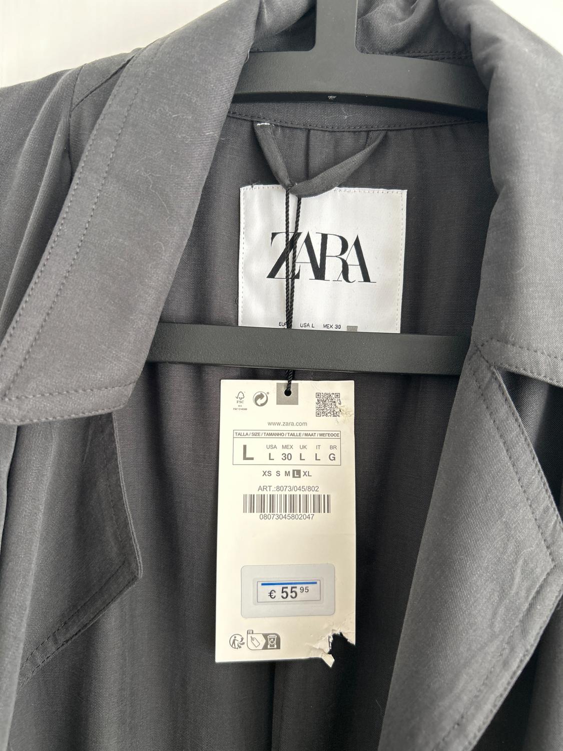 DRAPEY LONG RAINCOAT - Image 3