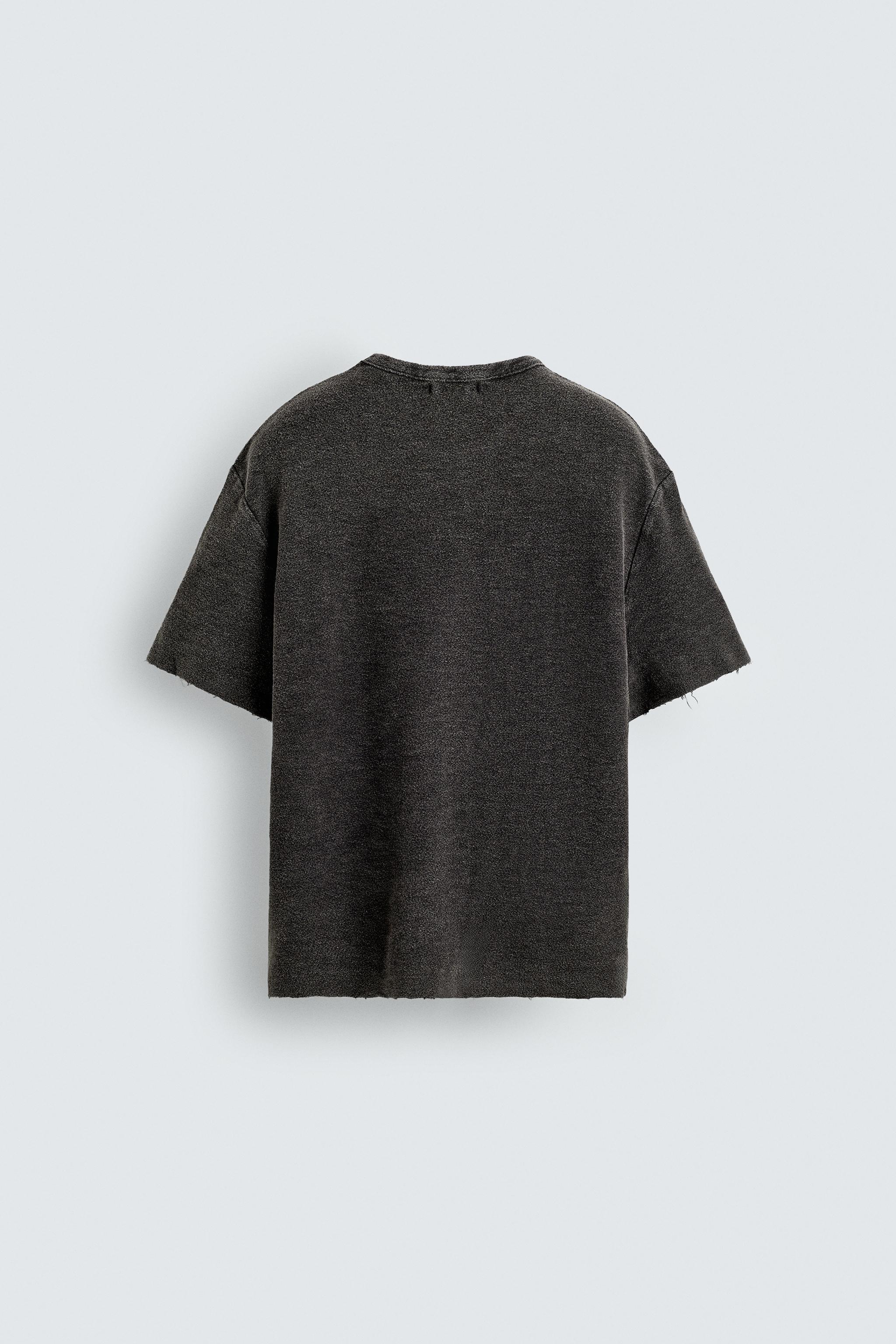 WASHED KNIT T-SHIRT