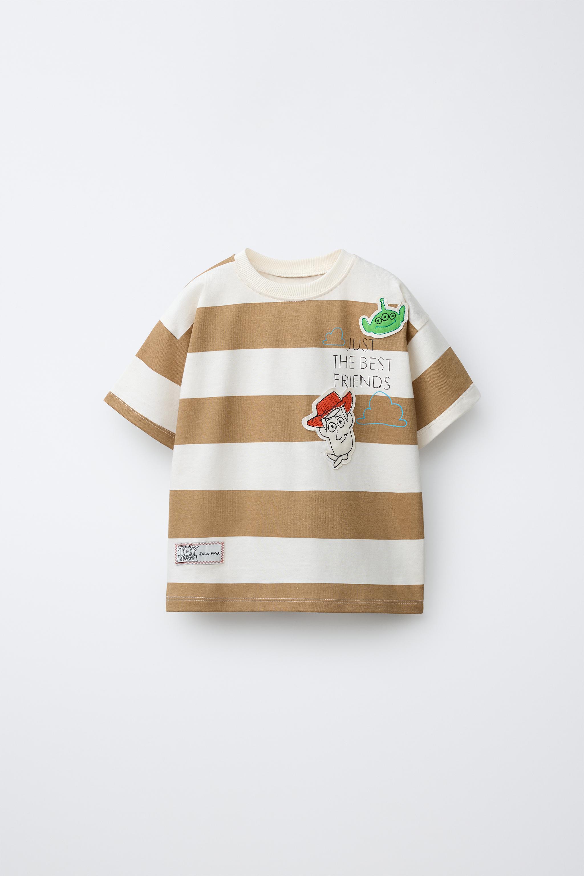 STRIPED TOY STORY © DISNEY PIXAR PATCH T-SHIRT