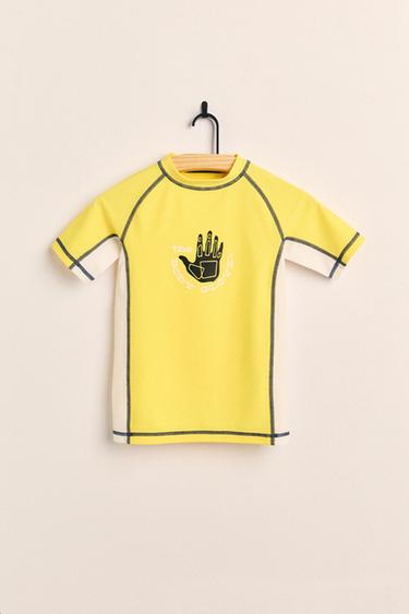 ZARA X BODY GLOVE ® SWIM T-SHIRT - Yellow by Zara