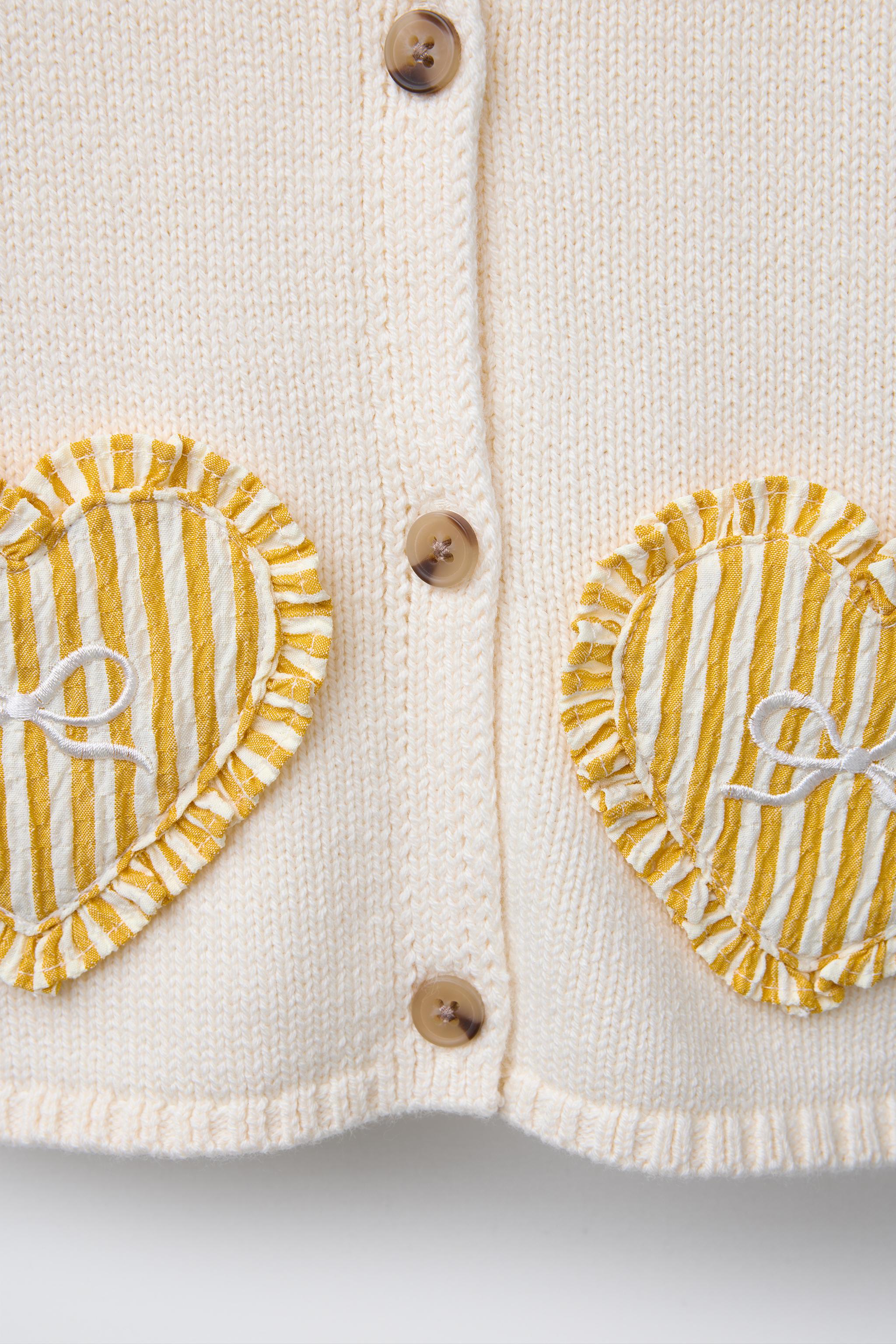 ★ZARA★Heart Button Padded Jumper★Cream 3046/533/712 $_57.JPG?set_id=8800005007